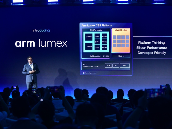 Arm 全新 Lumex CSS 平台实现两位数性能提升，驱动消费电子设备“更智能、更高效、更个性化”